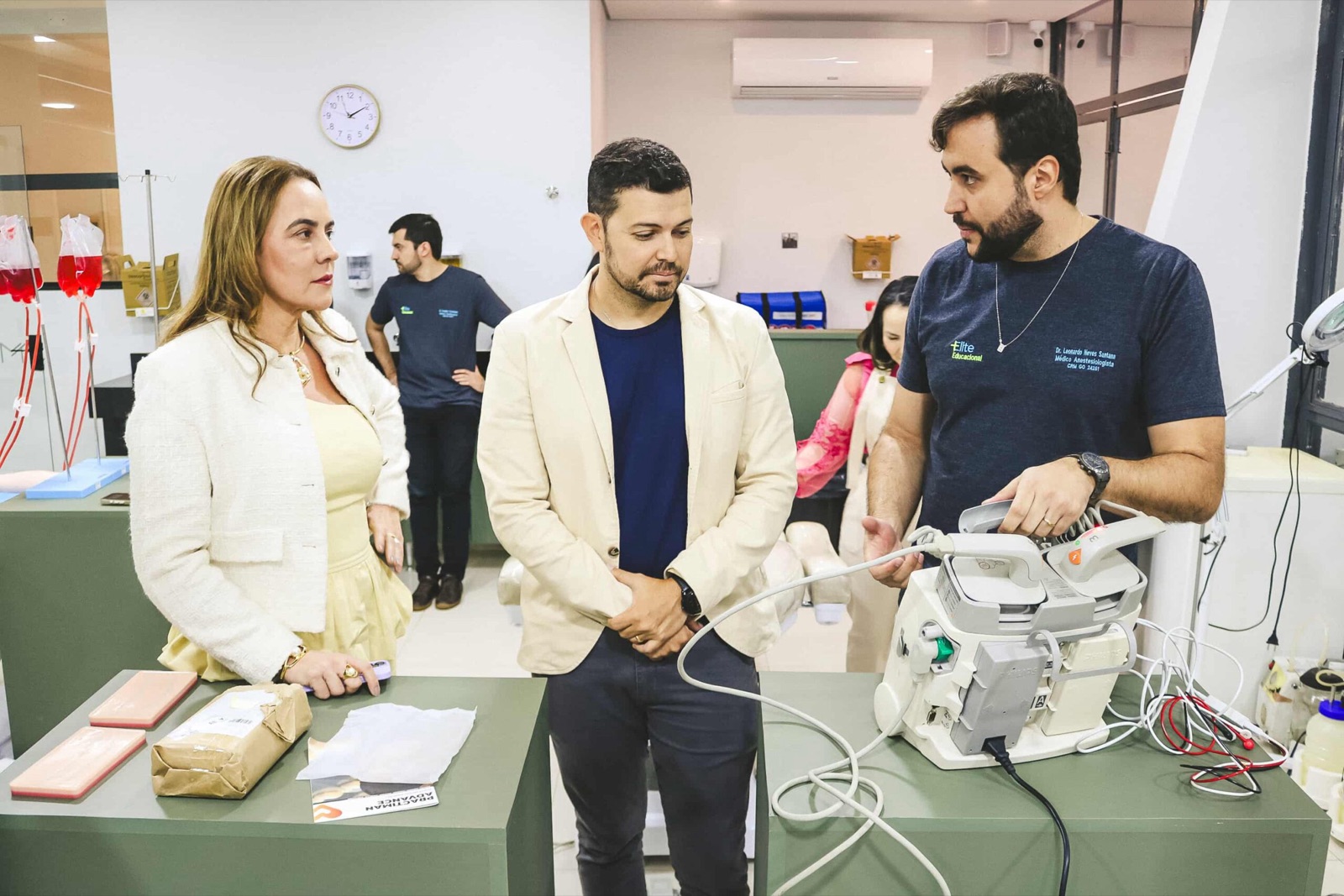 Treinamento prático em ambiente clínico